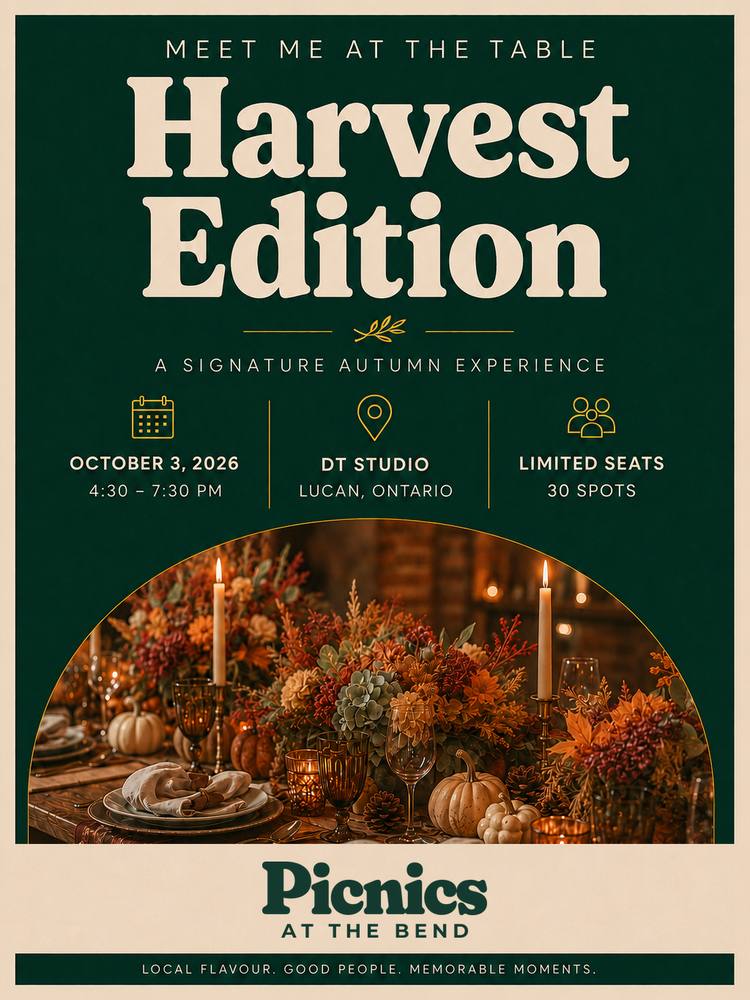 Meet Me At The Table, Harvest Edition — October 3 in Lucan