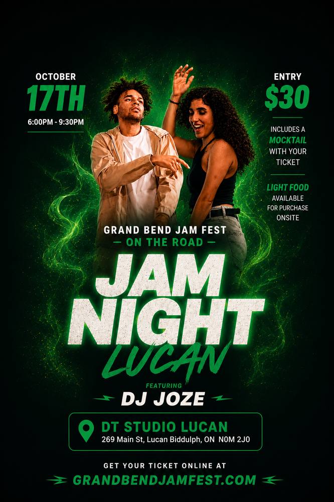 Jam Night Lucan — October 17, featuring DJ Joze